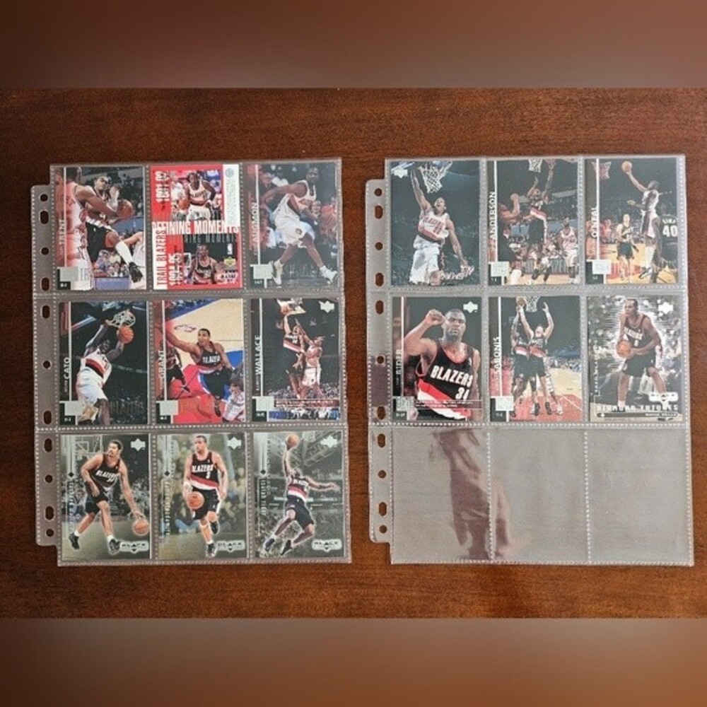 NBA Portland Trail Blazers Card Collection